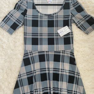 LuLaRoe Ana Plaid Dress NWT
